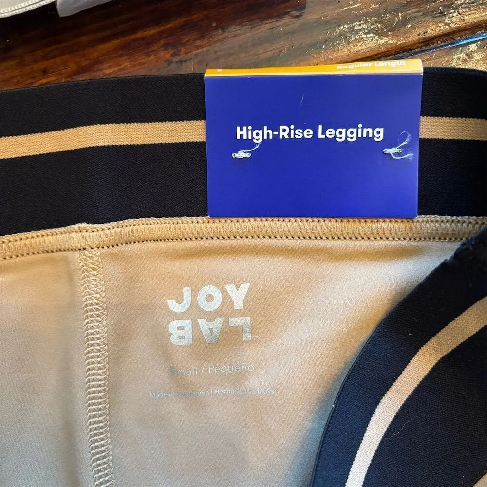 Joy Lab Women's High-Rise Flare Leggings Beige Size S Activewear - Image 9