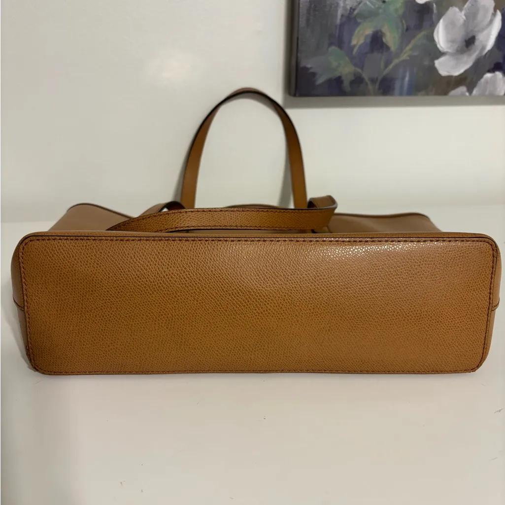 Michael Kors Jet Set Travel Small Tote – 38H5YTTT1L – Tan Pebbled Leather - Image 5