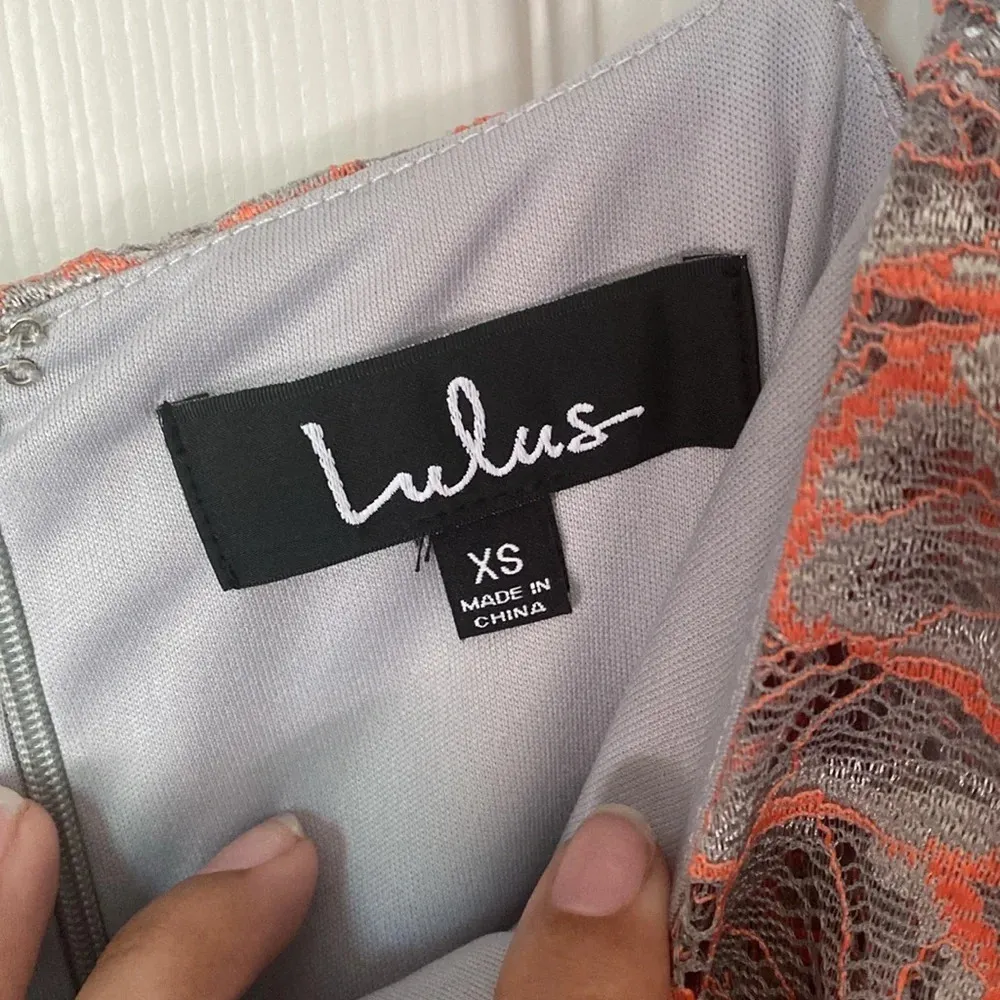 Lulu’s Fleur Allured Grey Lace Midi Dress - Image 6