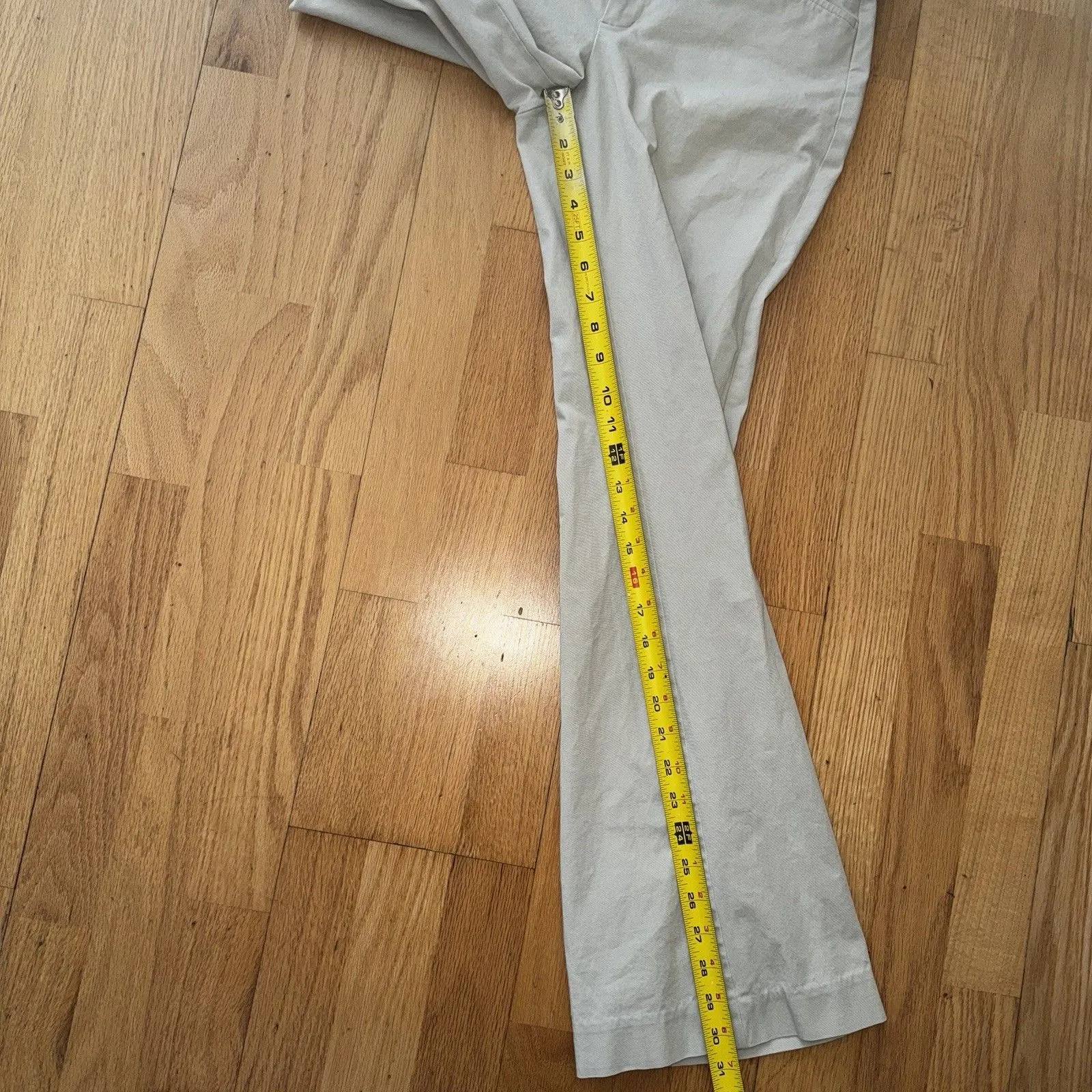 VTG Lilly Pulitzer Palm Beach Fit Pants Beige 6 GUC Resort Preppy Yatch Vacation - Image 8