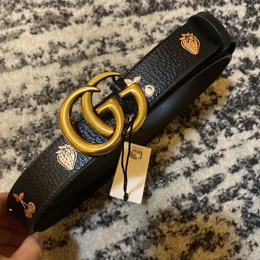 Gucci  marmont doll cherry and strawberry belt - Image 7