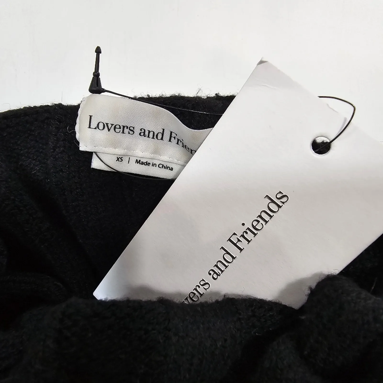 Lovers and Friends Taytay Sweater Dress in Black XS - Image 8