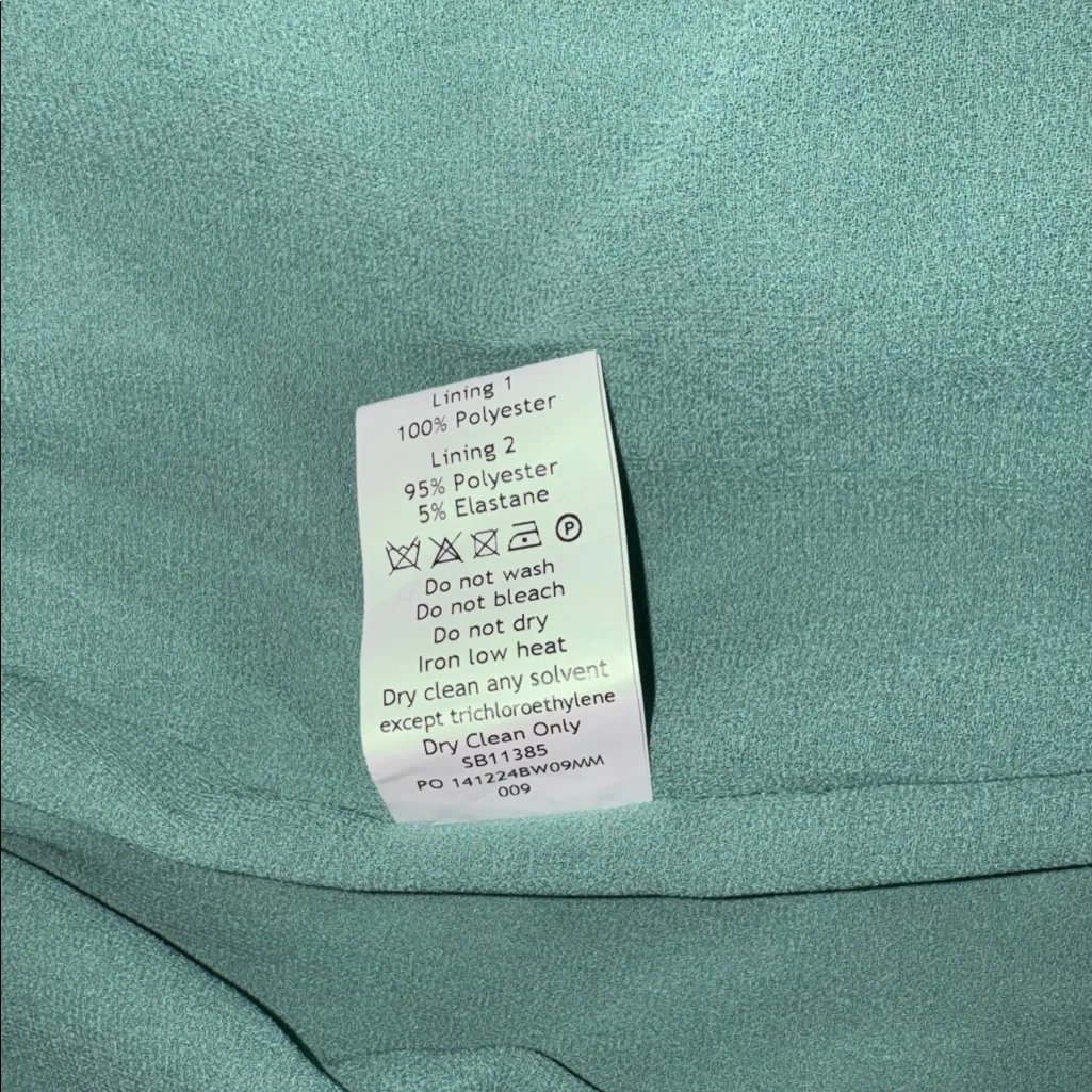 NEW House of CB Antonina Mermaid Feld Spar Green Gown Sz M - Image 8