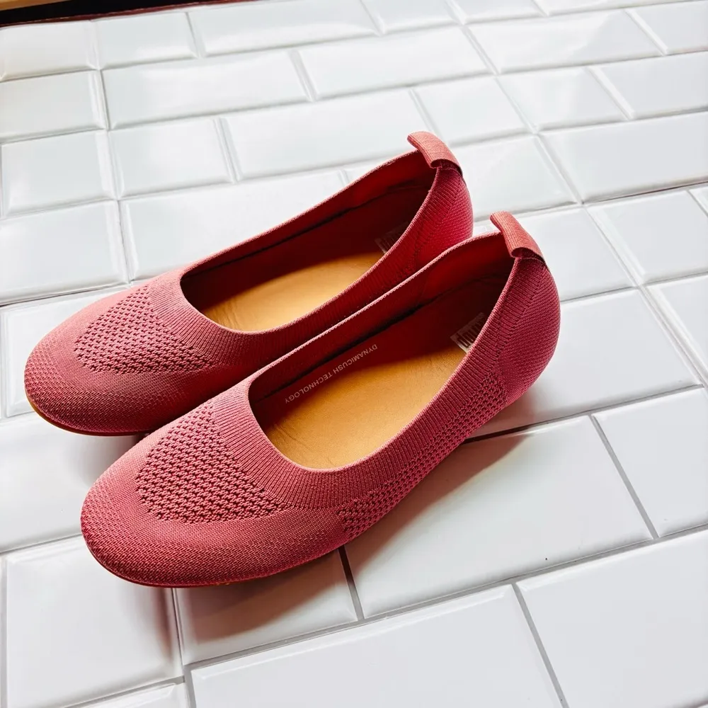 FitFlop Allegro Ballerina Knit Rose pink‎ size 8.5 - Image 3