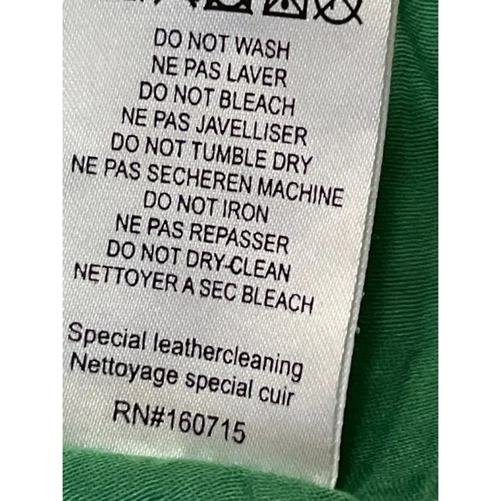 retrofete Joelle Leather Tube Top in Green Medium Womens Strapless Tank - Image 8