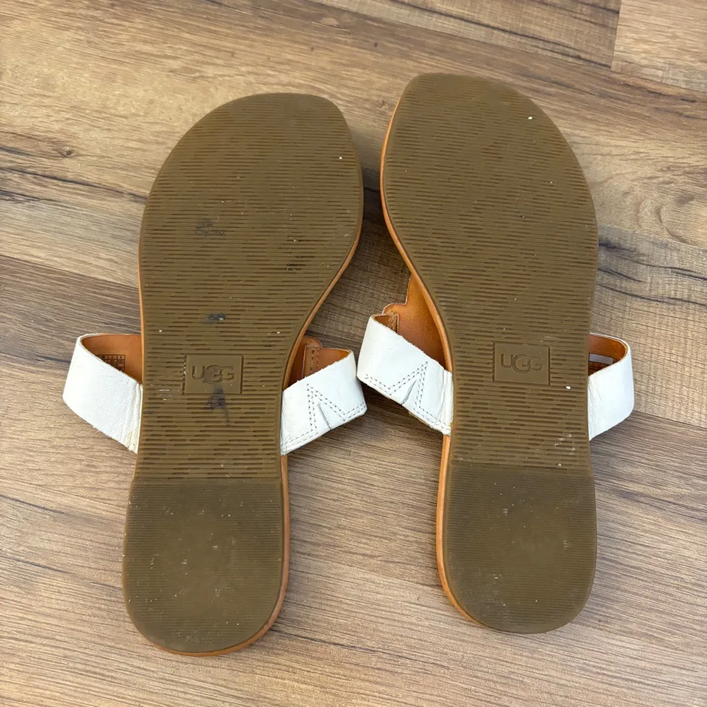 UGG Gaila T-Strap Thong Leather Sandals Women’s - Image 9