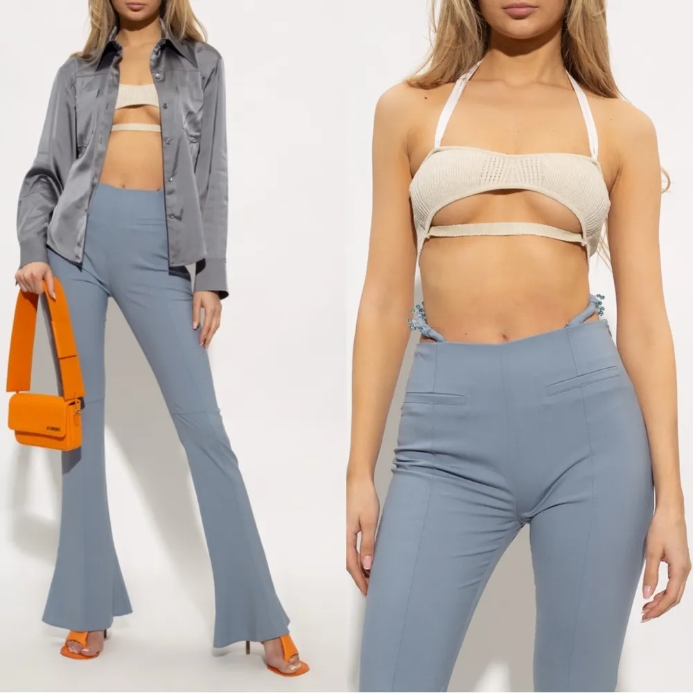 Jacquemus "le bandeau" Beijo Beige Bralette Size M - Image 6