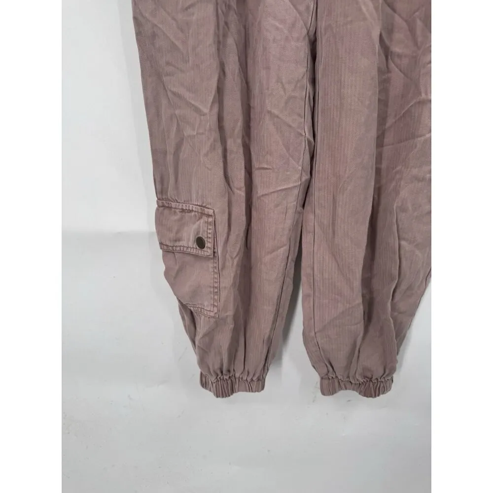 Anthropologie Cargo Jogger Pant Women‎ Small Pink Grunge Retro Minimalist Preppy - Image 8