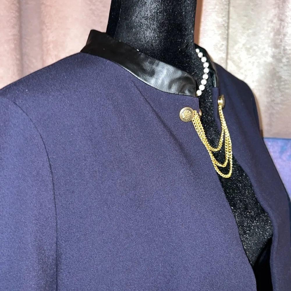 NWT Forever 21 Size L Navy Blazer/Dress Jacket - Image 5