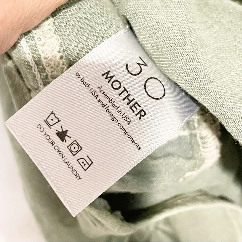 Mother Women’s The Ruffle Mini Skirt in Loden Frost Green Size‎ 30 - Image 5