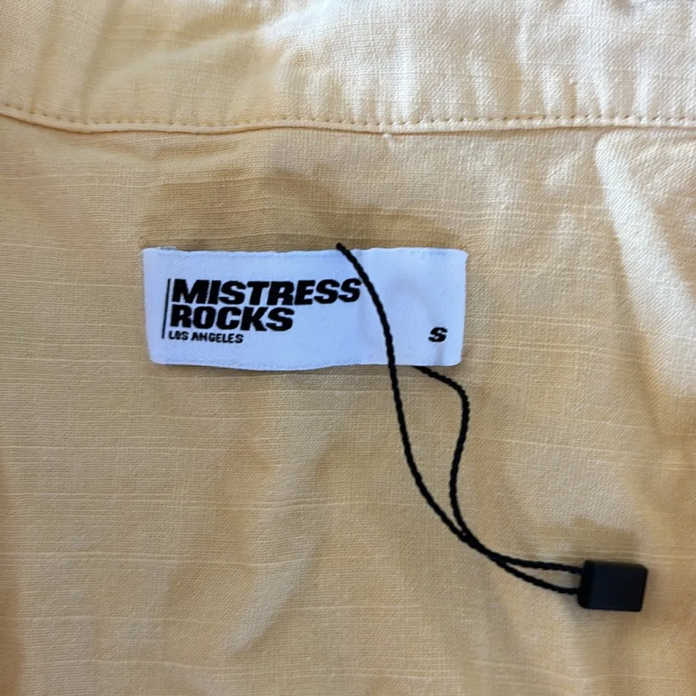 Mistress Rocks Yellow Button Up - Image 2