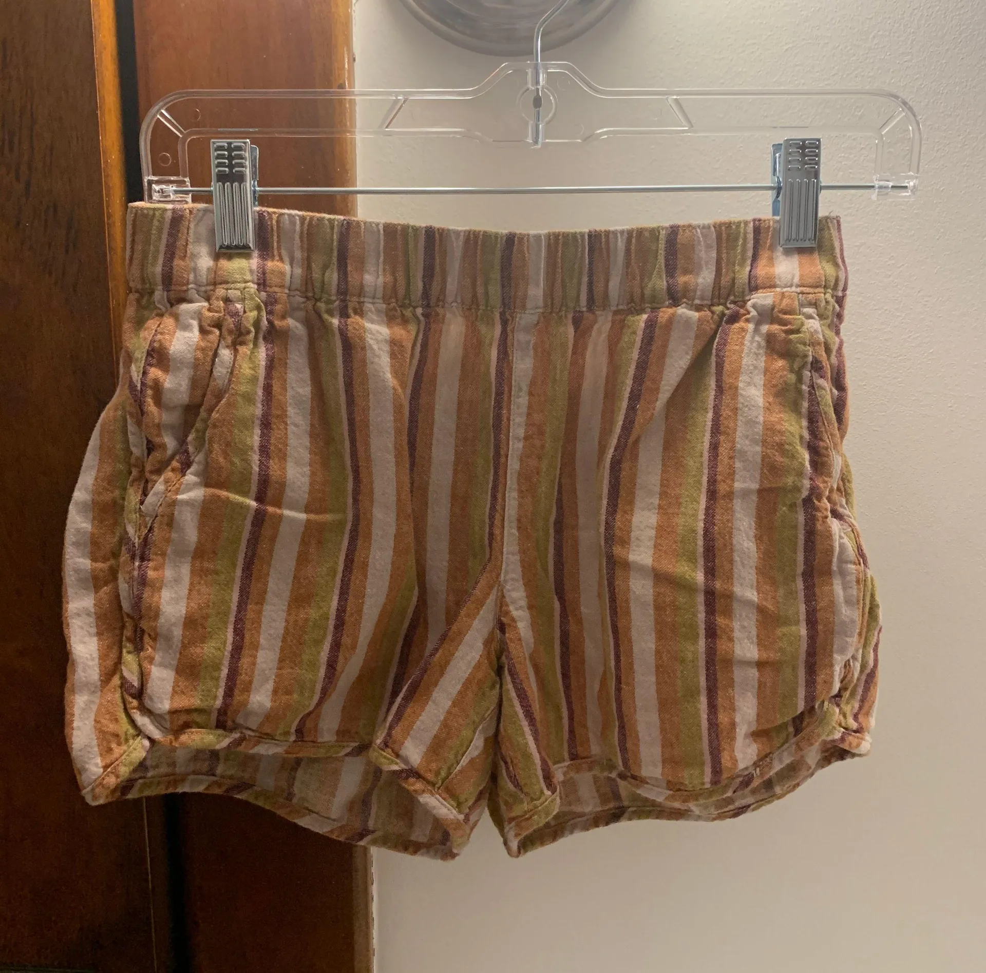 Linen-Cotton Pull-On Shorts - Image 3