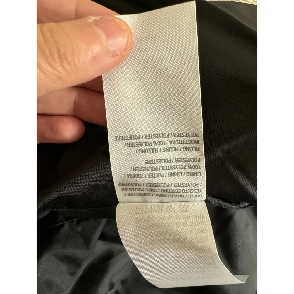 Dennis Basso Quilted Zip Front Poncho With Hood Black 1X Short Sleeve NWOT - Image 10