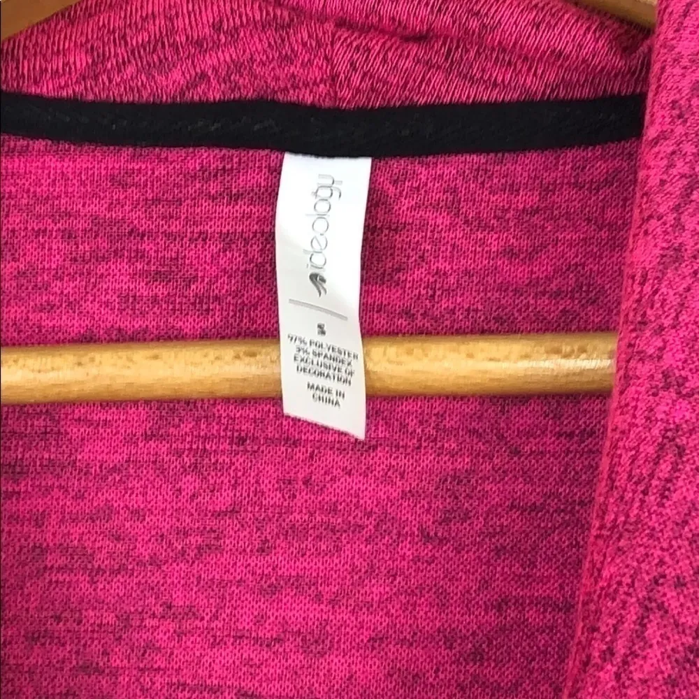 Ideology - Hot Pink & Black Cowl-neck Pullover -S - Image 6