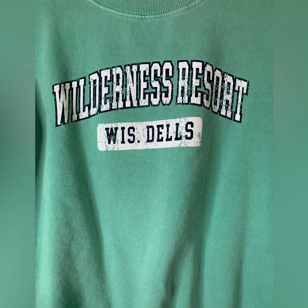 Vintage Wilderness Resort Crewneck Sweatshirt. Unisex. Adult size S. EUC - Image 2