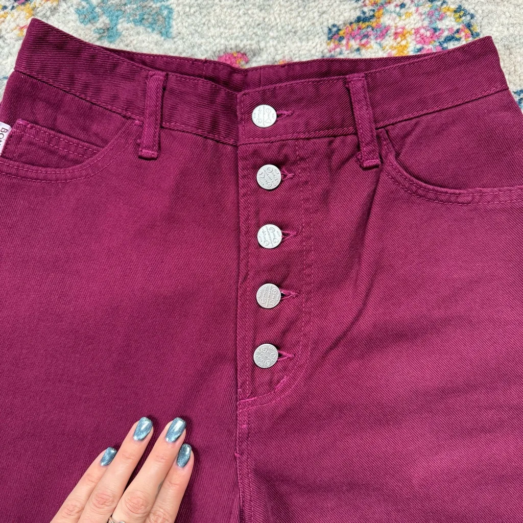 Vintage 90s Bongo Jeans With Rare Button Size 9 - Image 5