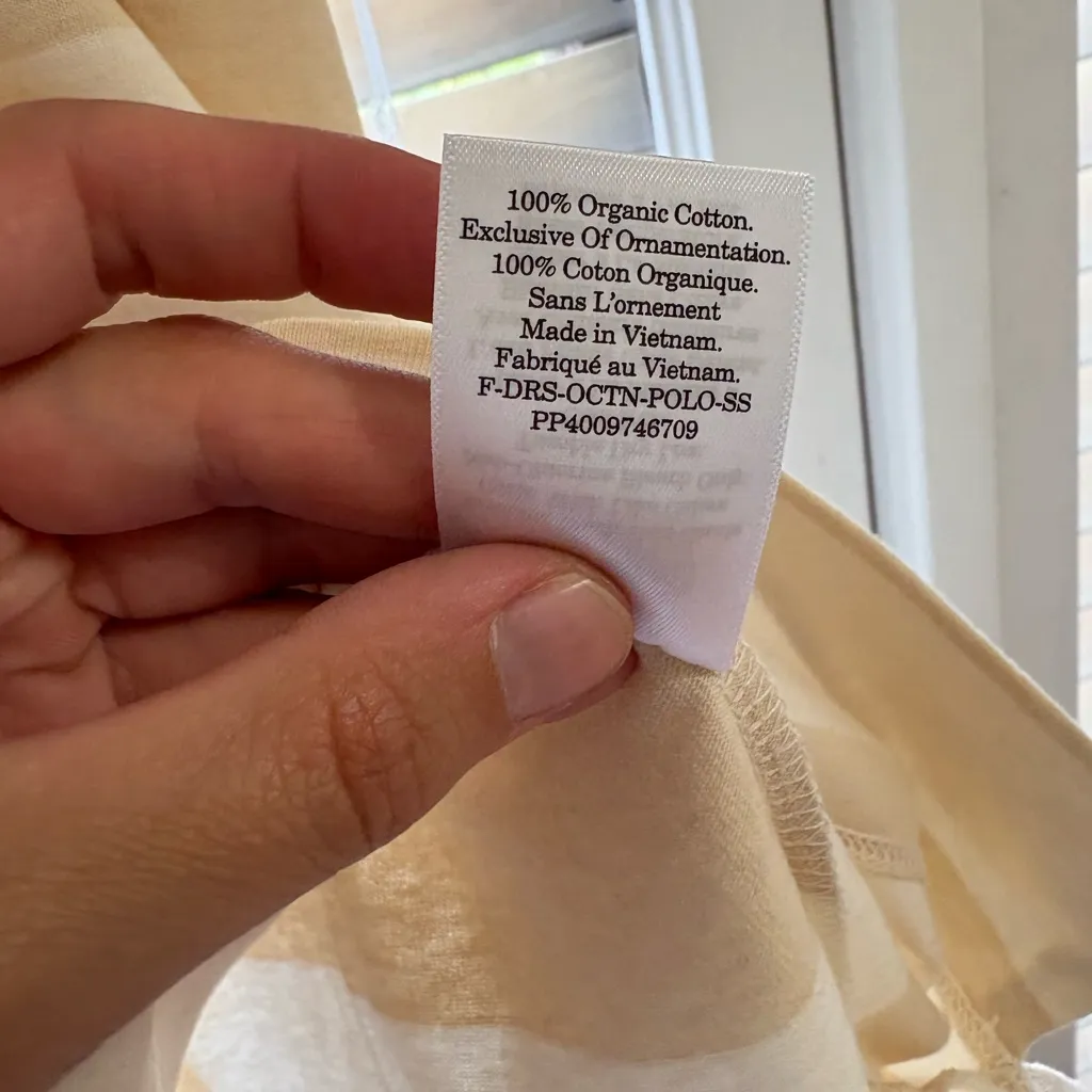 Everlane Organic Cotton Shirt in Cream and White - Image 6