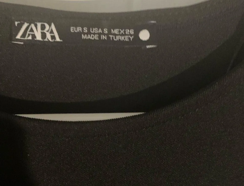 Zara Basic Black Dress like new Sz S - Image 6