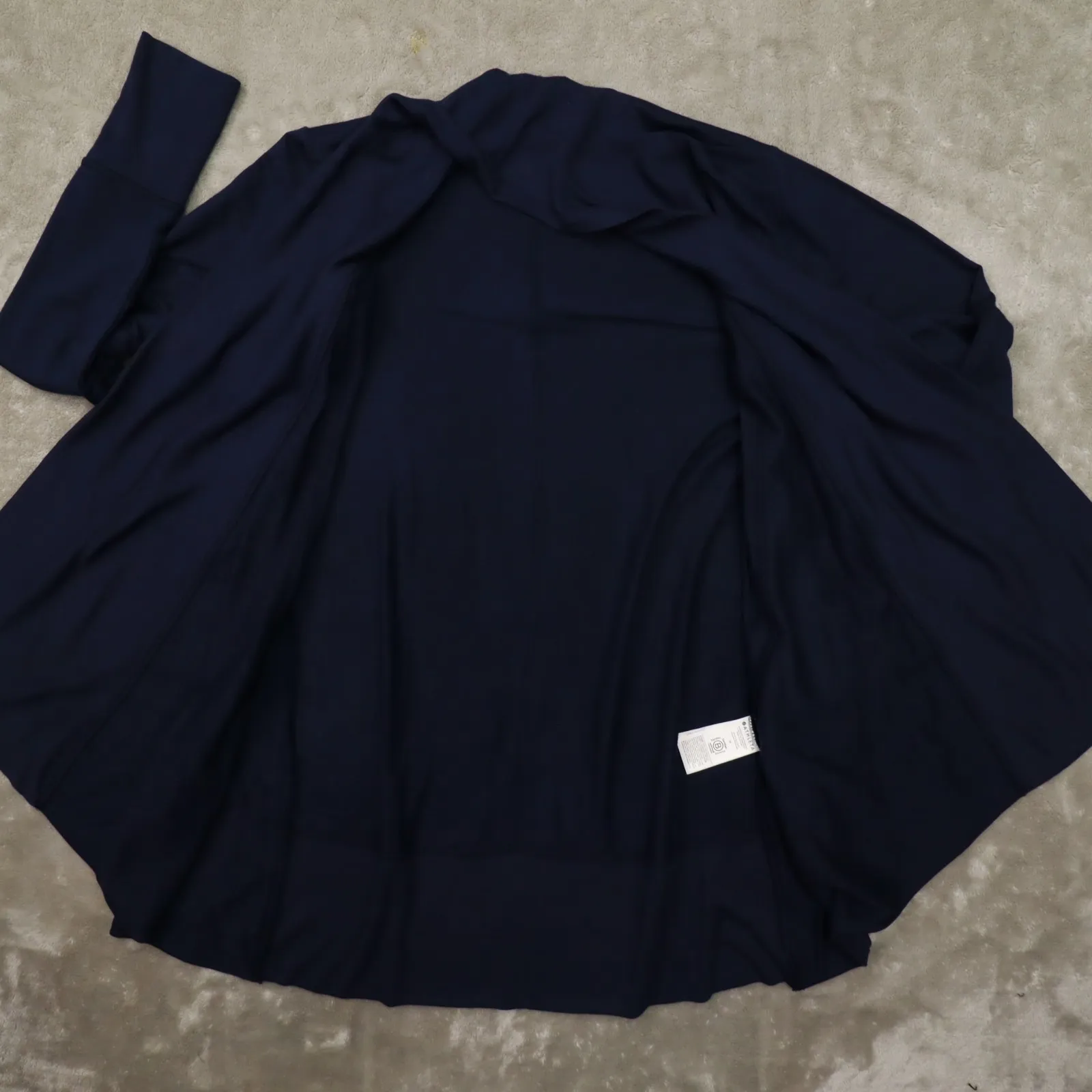 Athleta Pranayama Restore Wrap Cardigan Blue Sweater Women's size Medium 777944 - Image 5