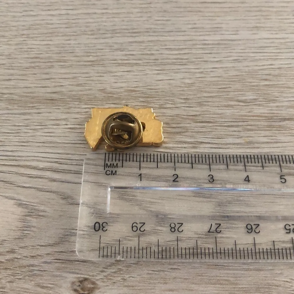 Vintage Nurse Gold Tone Pin - Image 3