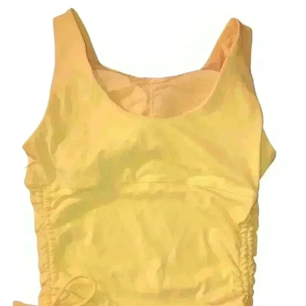 LOVE TREE cropped tank NWOT banana yellow size Small SO CUTE - Image 2