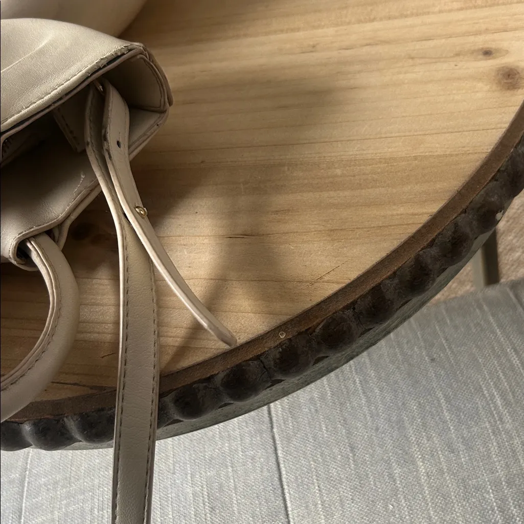 Melie Bianco Karlie Vegan Leather Semi Circle Top Handle Crossbody Bag - Image 7