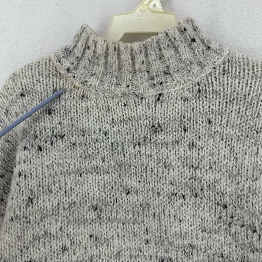 Primark Chunky Knit Pullover Sweater Womens Medium Grey - Image 3