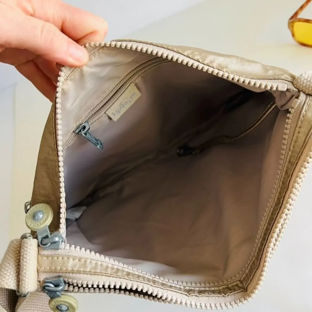 Kipling Metallic Medium Utility Multi-Pocket Travel Crossbody Bag - Image 5