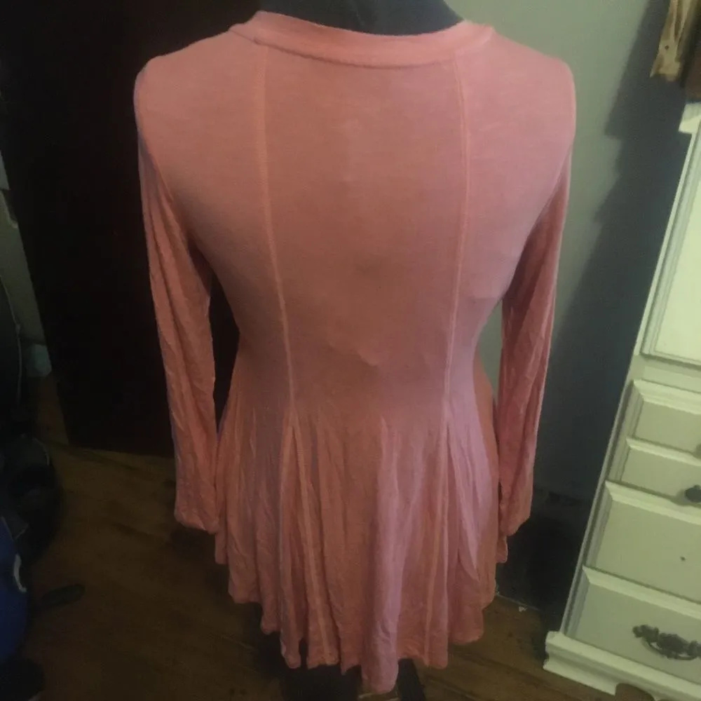 Soft Surroundings S rose a line Barbiecore artsy cozy tunic - Image 2