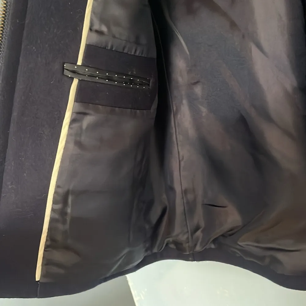 J Crew Colorblock Shetland Tartan Plaid Tassel Zipper Wool Jacket - Image 9