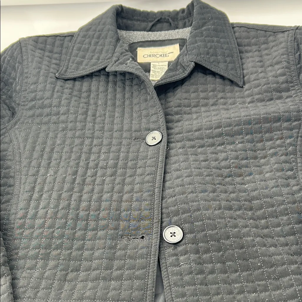 Cherokee Women's Black Quilted Utility Jacket - Image 13