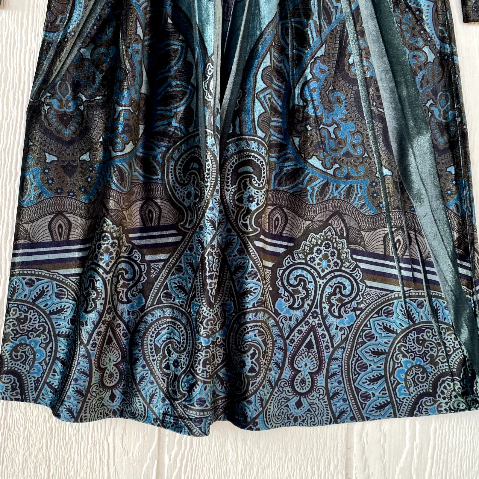 One World Dress Womens M Fitted Bodice Renaissance Peasant Gypsy Fairy Pixie - Image 9