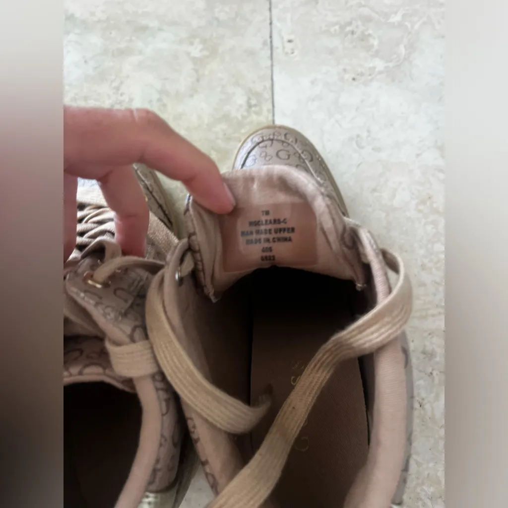 Guess Brown High-Top Sneakers - Image 8