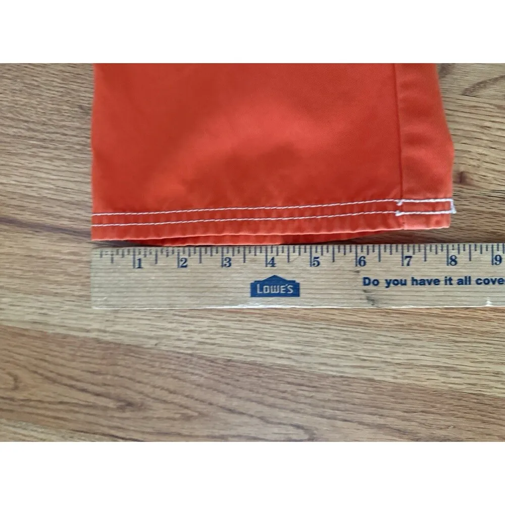 Vtg Polo Jeans Co Ralph Lauren Orange Cargo Crop Capri Pants Women’s Size 8 - Image 5