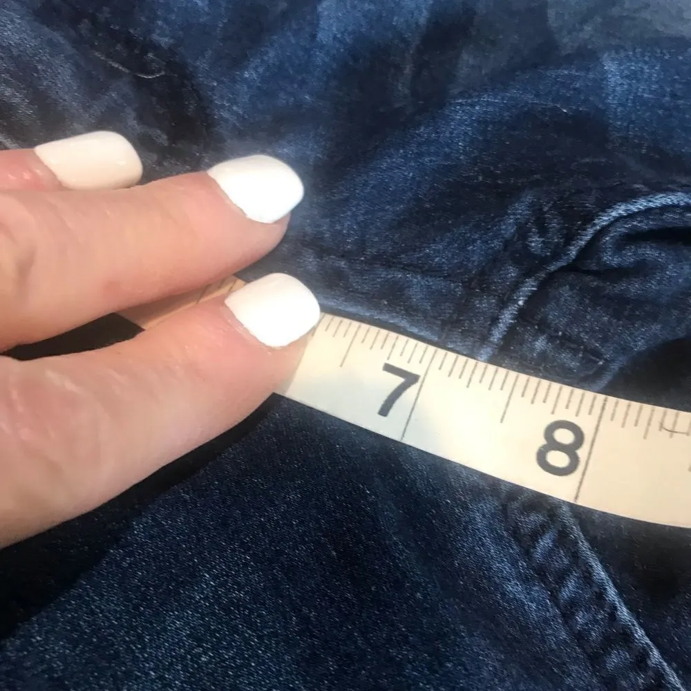 Gogo star denim shorts size 3 women’s Blue - Image 5