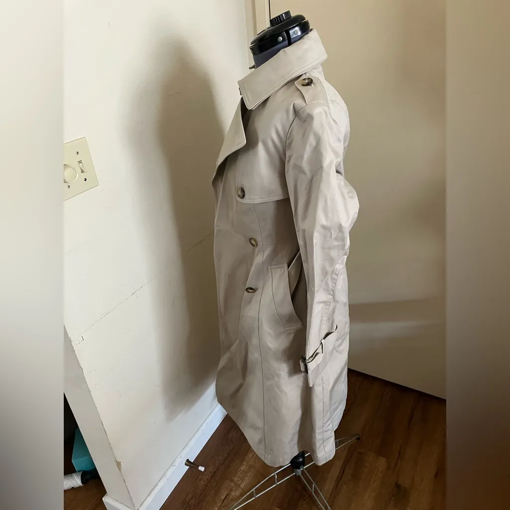 All Saints Alexandria Trench Double Breasted Belted Womens - Image 7