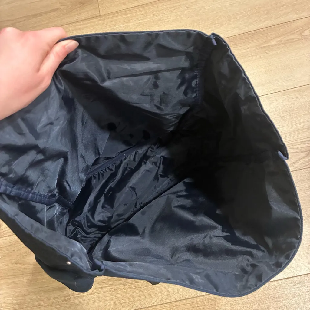 Jean Paul Gaultier Vintage Canvas Navy White Backpack Blue - Image 3