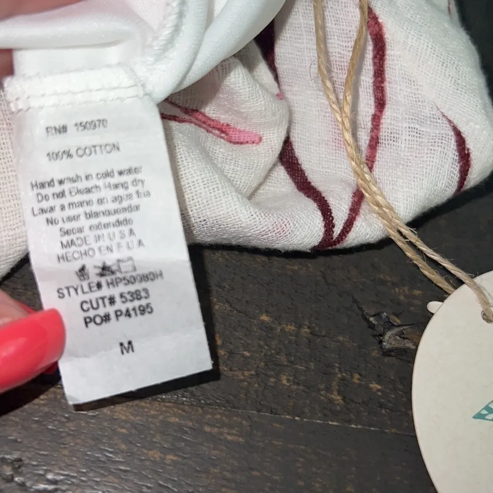 Hummingbird Gauze Floral Flutter Shorts‎ Size M NWT - Image 5