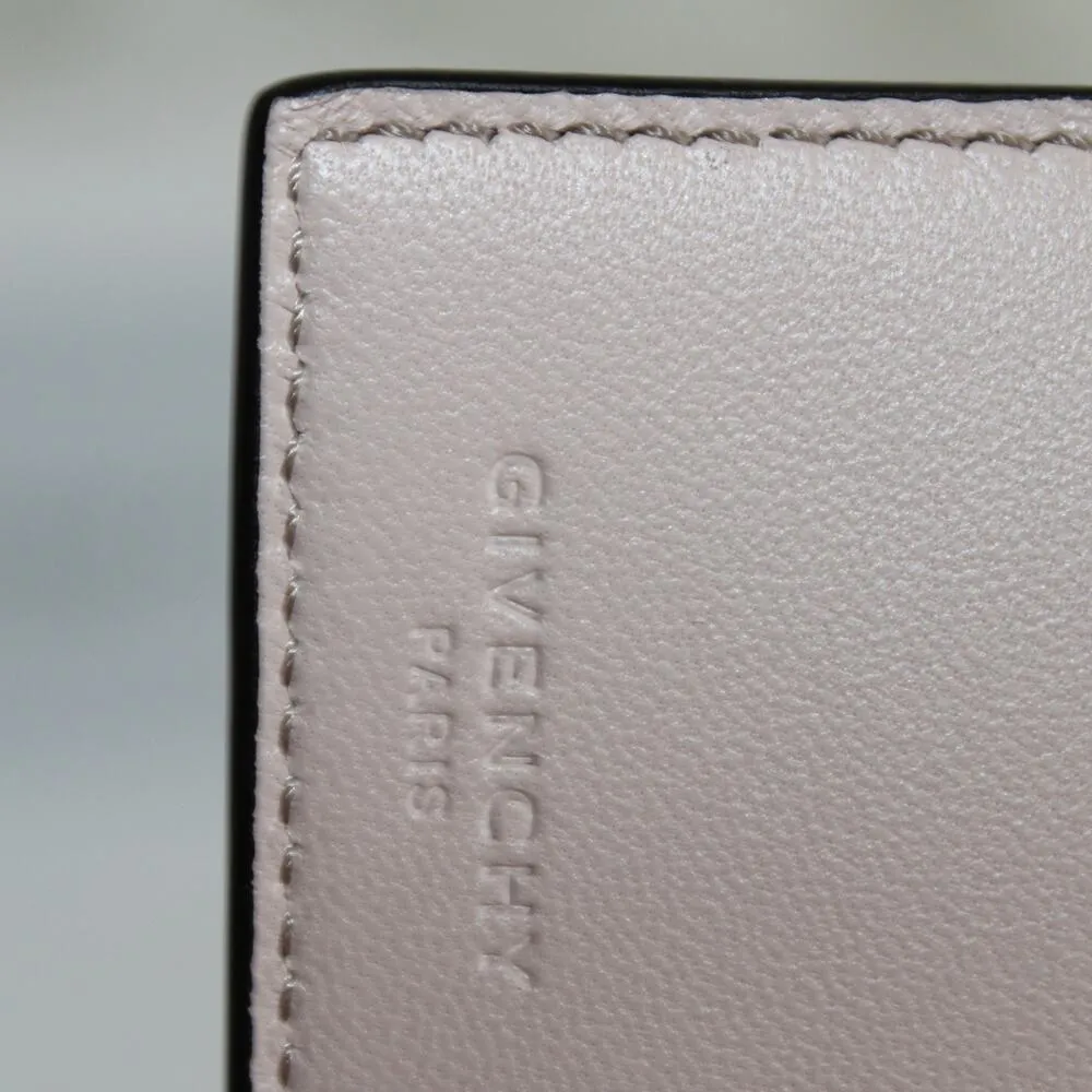 Givenchy  Red & Pink Edge Tri-Fold Leather Mini Compact Wallet - Image 12