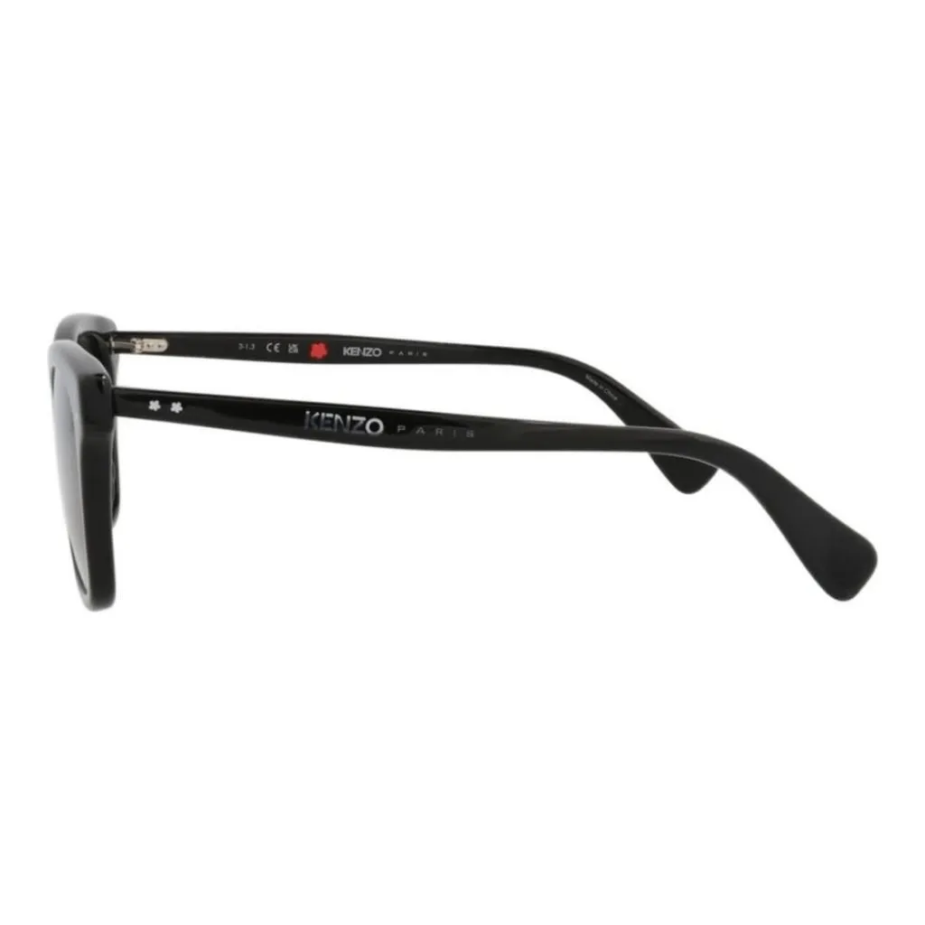 Kenzo Womens Square/Rectangle Black Black Smoke Fashion Designer Eyewear - Image 3