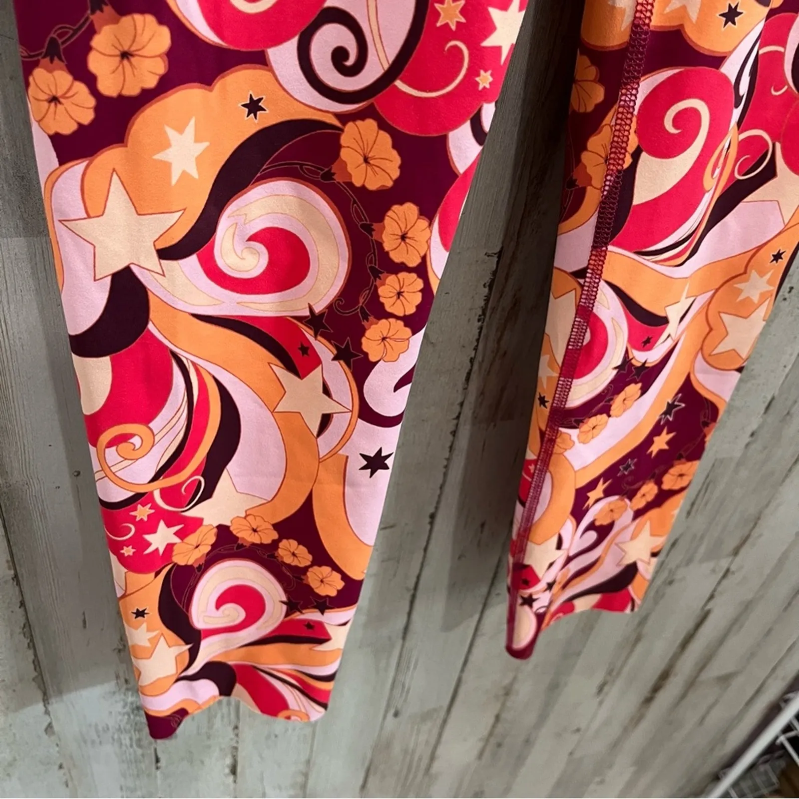 Beach Riot *FLAW Piper Printed Leggings Starbright Swirl Size Small - Image 3