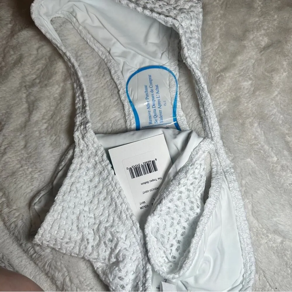 Andie Swim x Demi Moore Size L Bikini Bottom White The Tropez Pool Beach Resort - Image 4