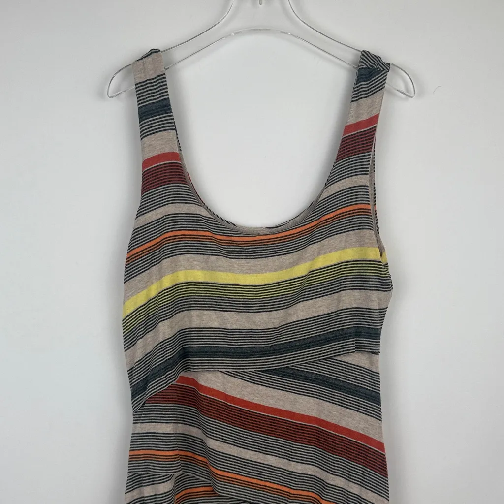 Bailey 44 Maia Column Striped Bodycon Stretchy Sleeveless Tank Dress Size Medium - Image 3