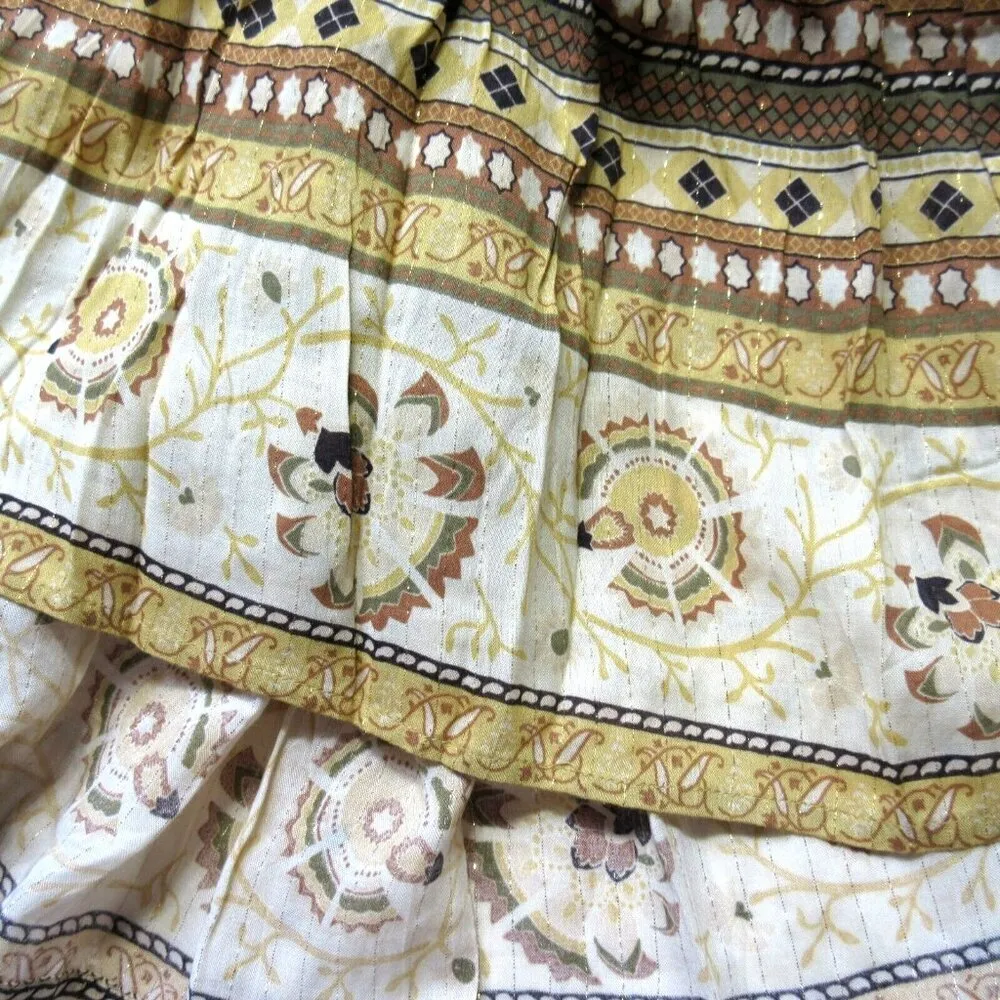 NWT SPELL & the Gypsy Collective Dahlia Maxi in Black Metallic A-line Dress S - Image 8