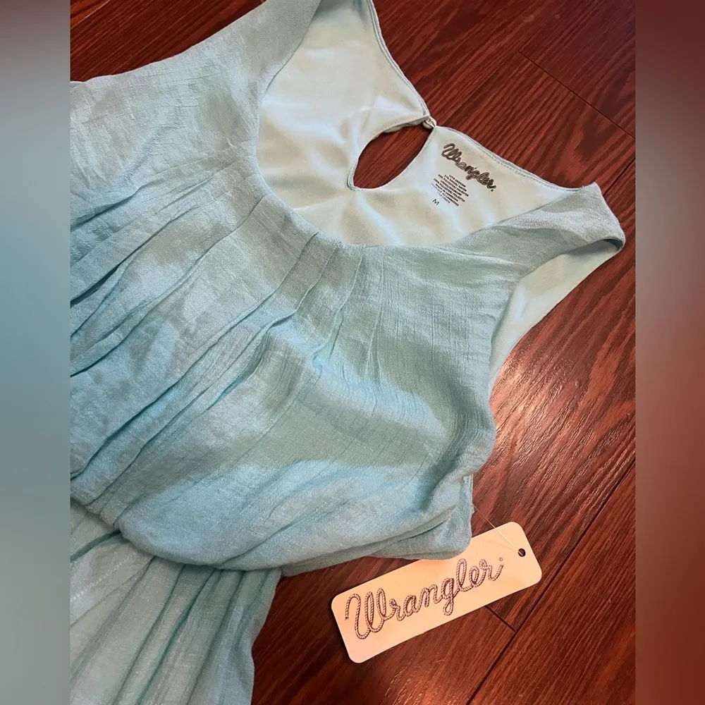 Women’s blue wrangler dress - Image 2