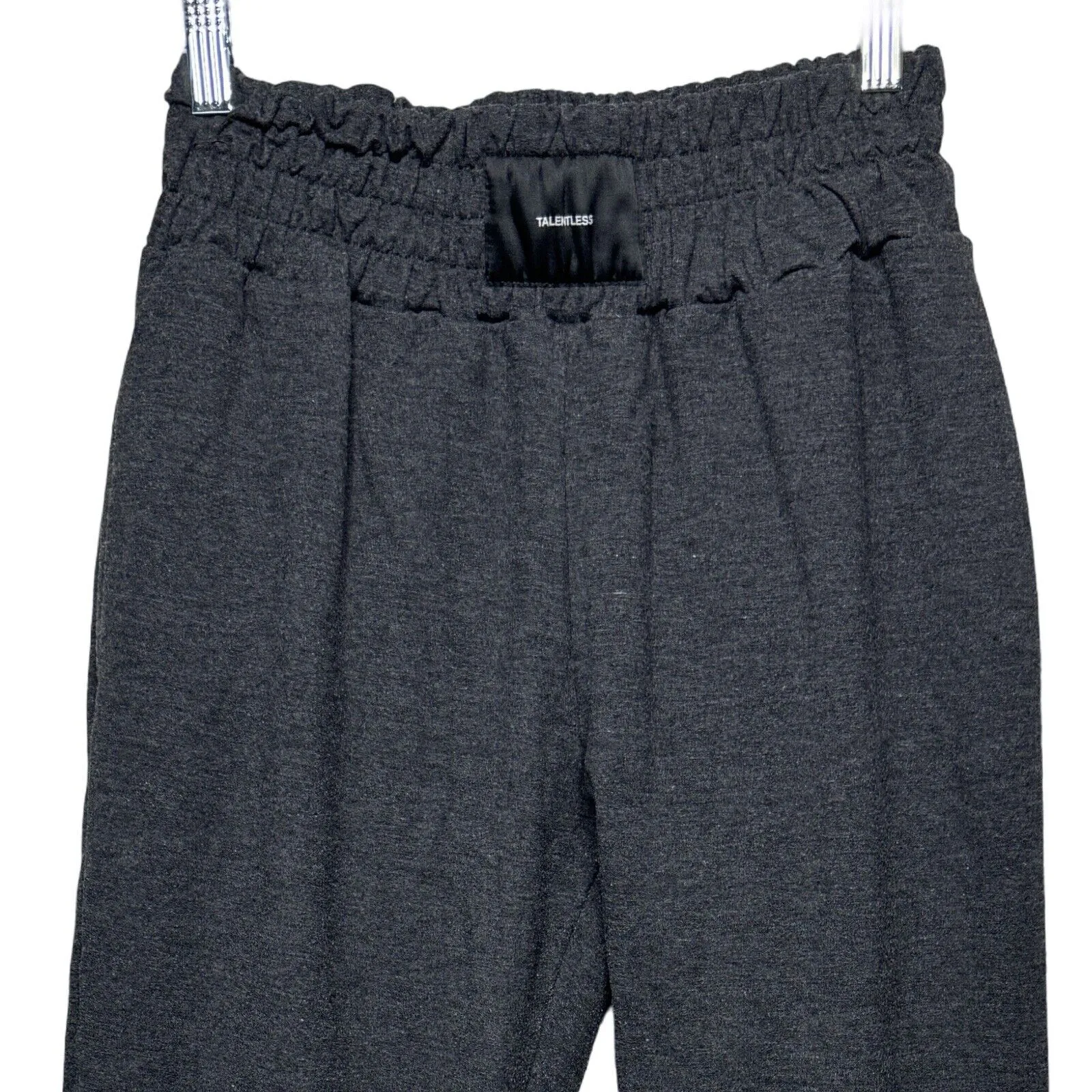 Talentless Pants Womens Small Tan‎ Gray Stripe Harem Style Sweatpants Loungewear - Image 3