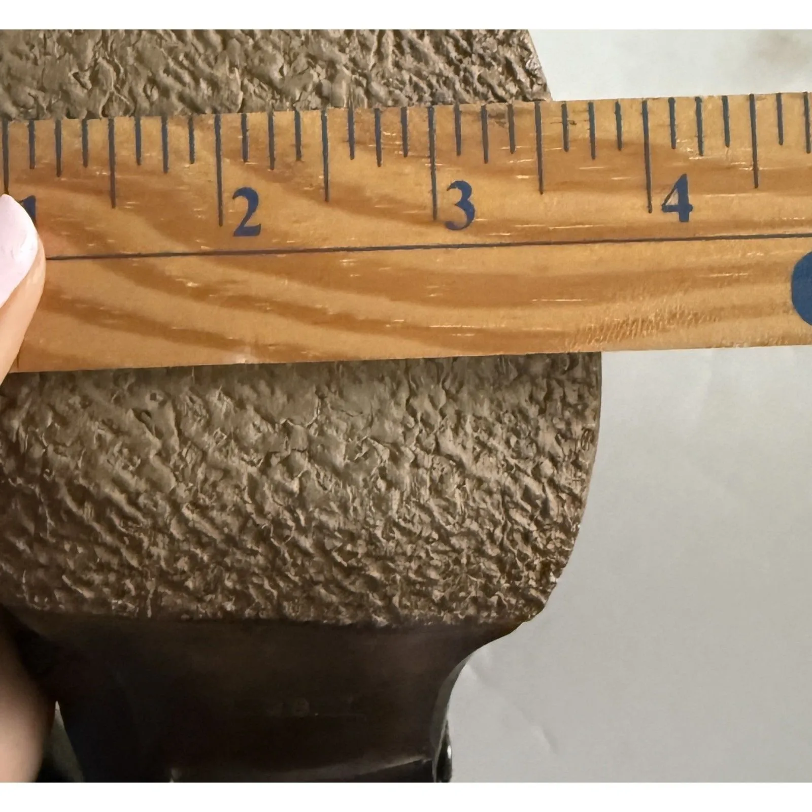 Vintage Nana Wester Studded Side Zipper 3" Block Heel Boots Sz 38 (7.5) Brown - Image 10