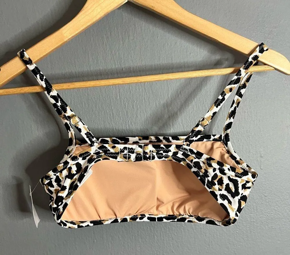 Nwt J. Crew leopard bikini top - Image 5