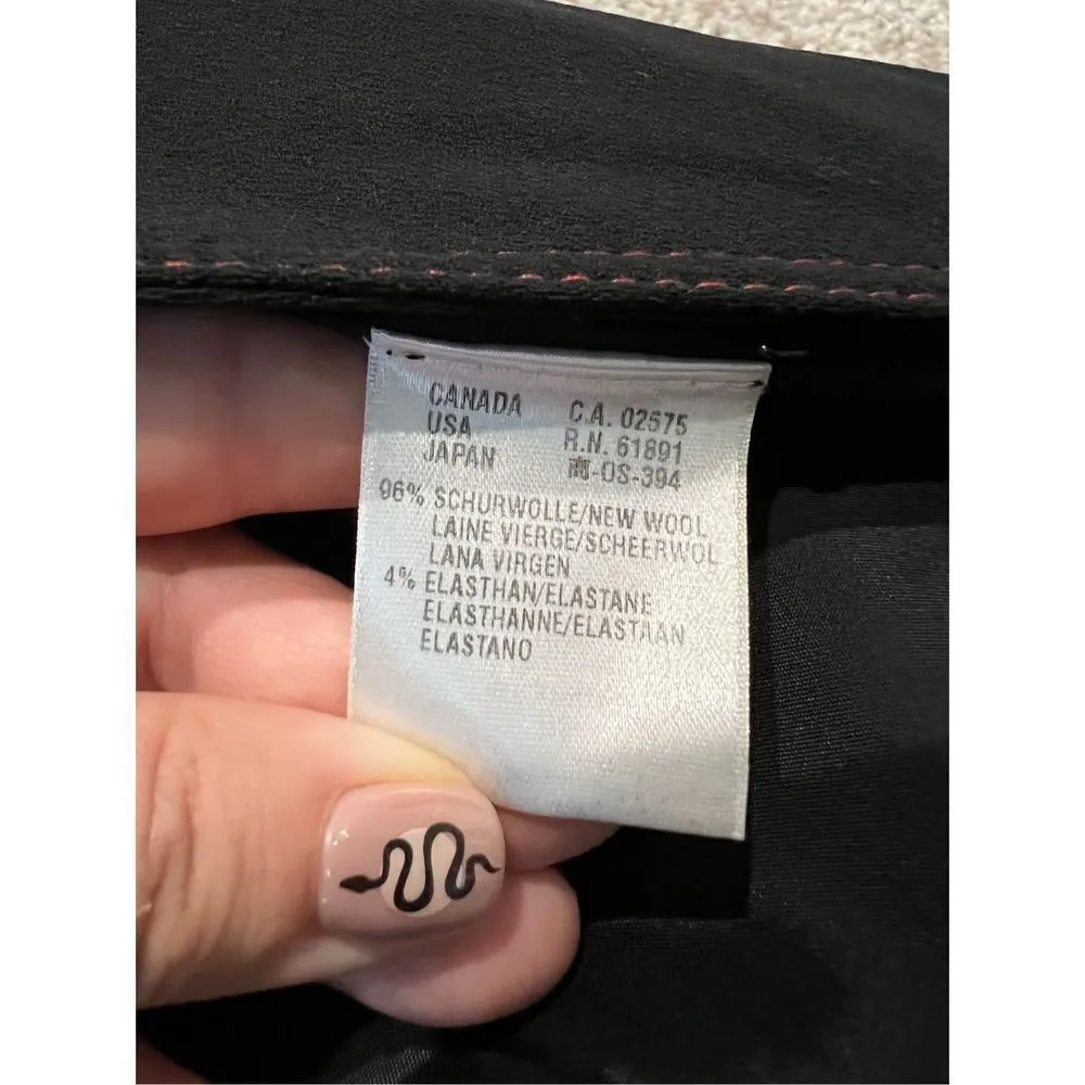 Escada women black jacket long sleeves size 38 May fit US 8 - Image 8