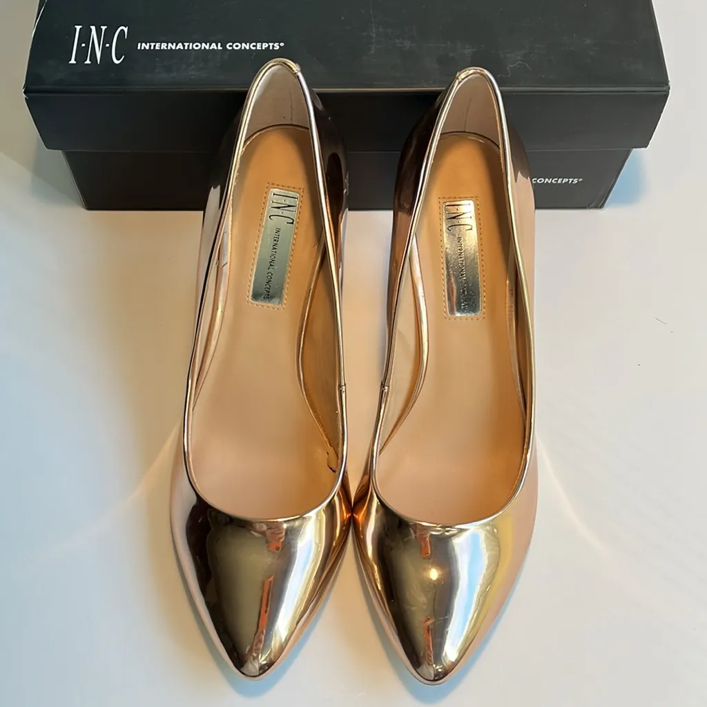 INC•Zitah Rose Gold Heels•sz 8M - Image 6